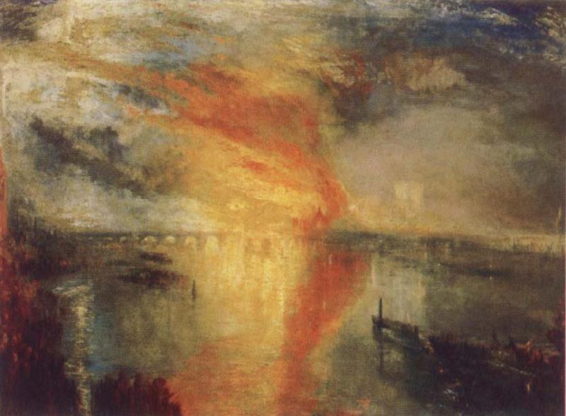 Joseph Mallord William Turner THed Burning of the Houses of Lords and Commons,16 October,1834 oil painting picture
